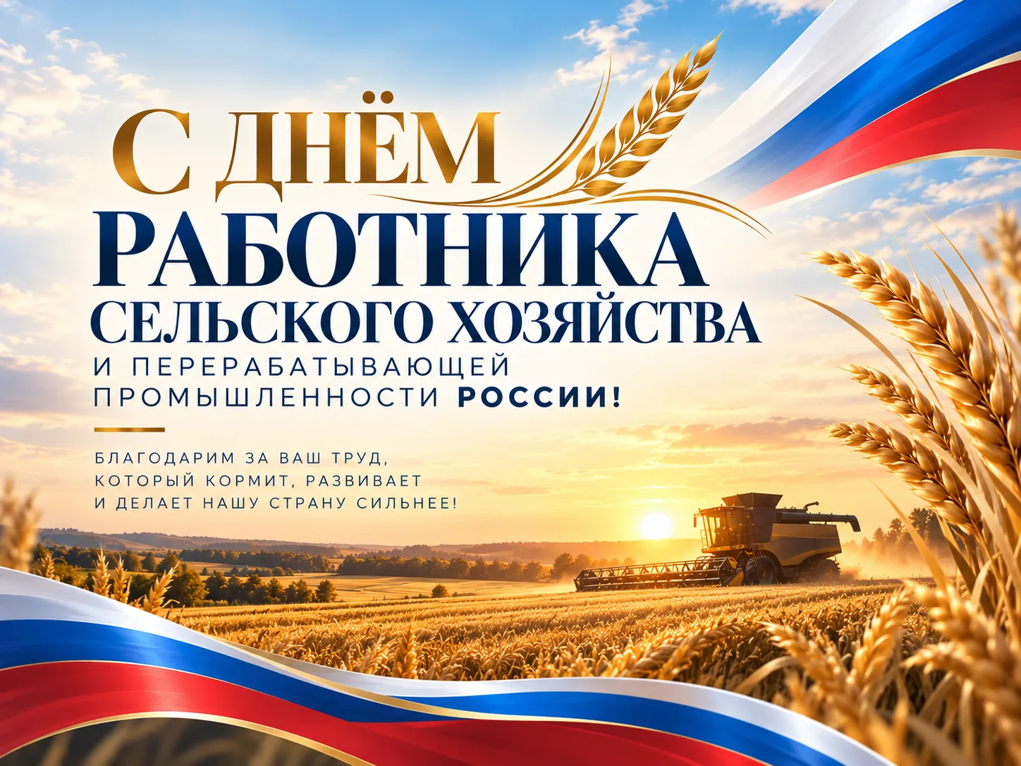 Дорогие труженики села! Уважаемые работники и ветераны агропромышленного комплекса!