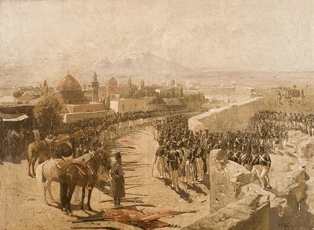 13 октября 1827 года в ходе русско-персидской войны 1826-1828 годов русские войска под ...