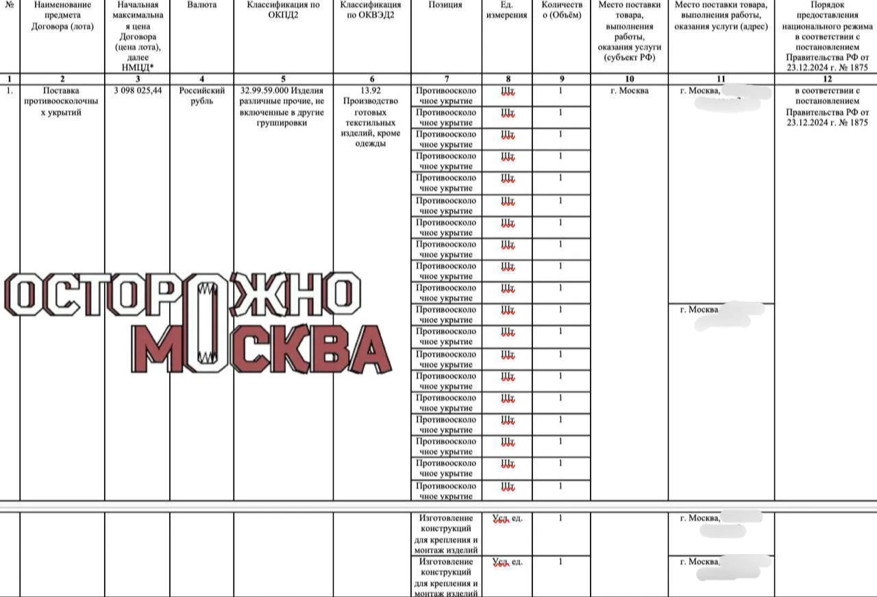 Компания, заправляющая самолёты во Внуково, закупает 19 противоосколочных укрытий.