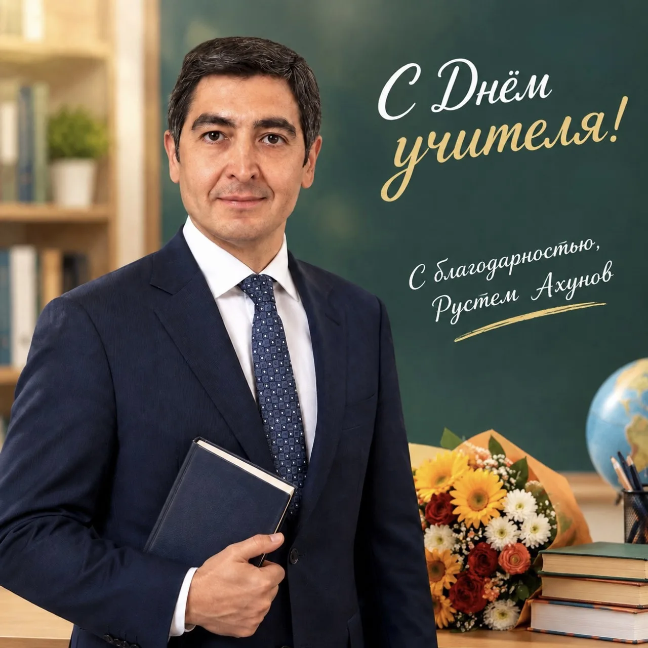 Поздравление экономиста и благодарного ученика с Днем учителя.