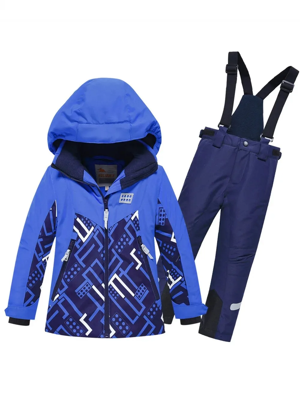 🛍️ Горнолыжный костюм для мальчика синего цвета 9323S