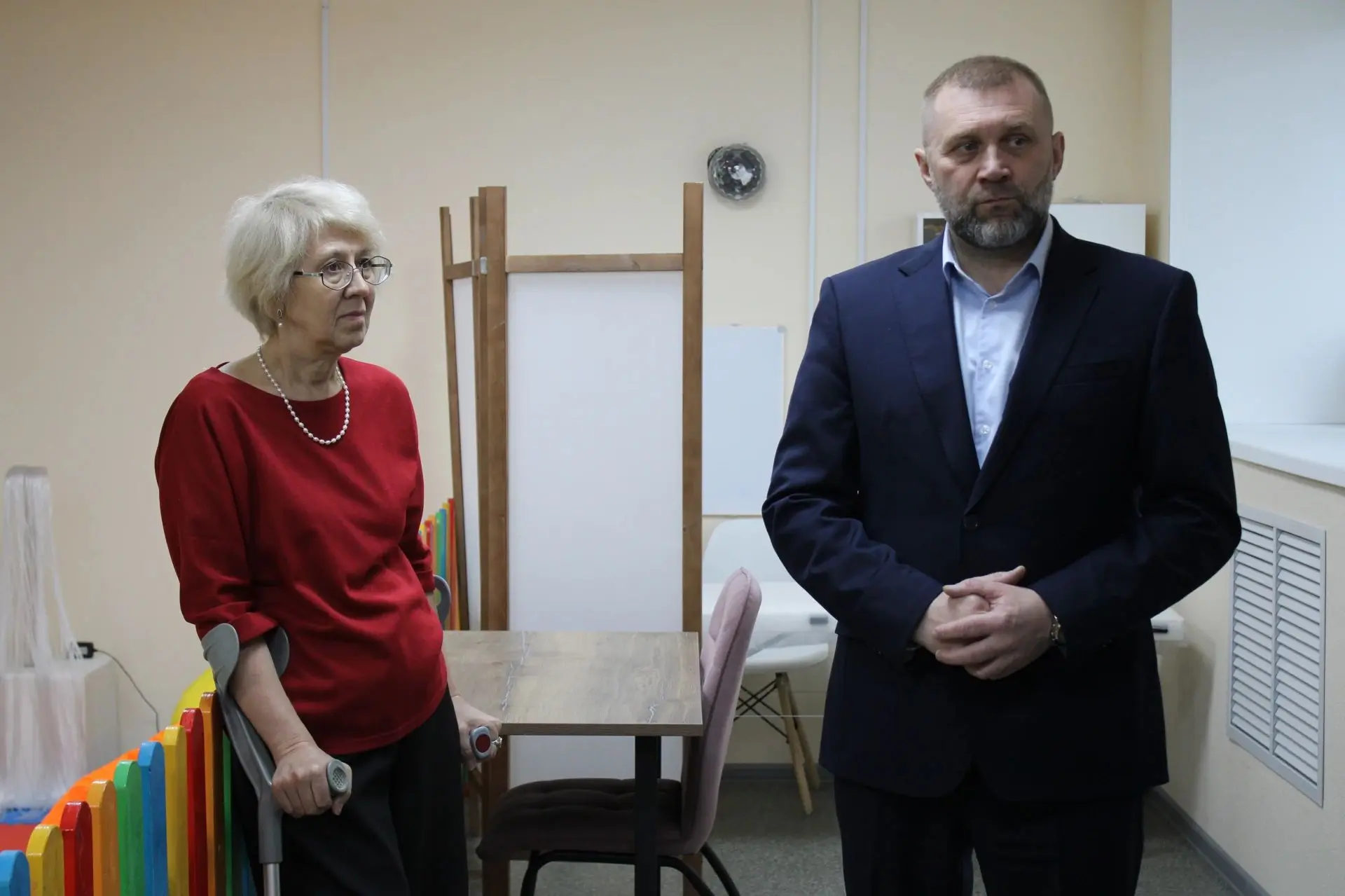 Открыли уголок реабилитации для детей с ограниченными возможностями здоровья на базе се...