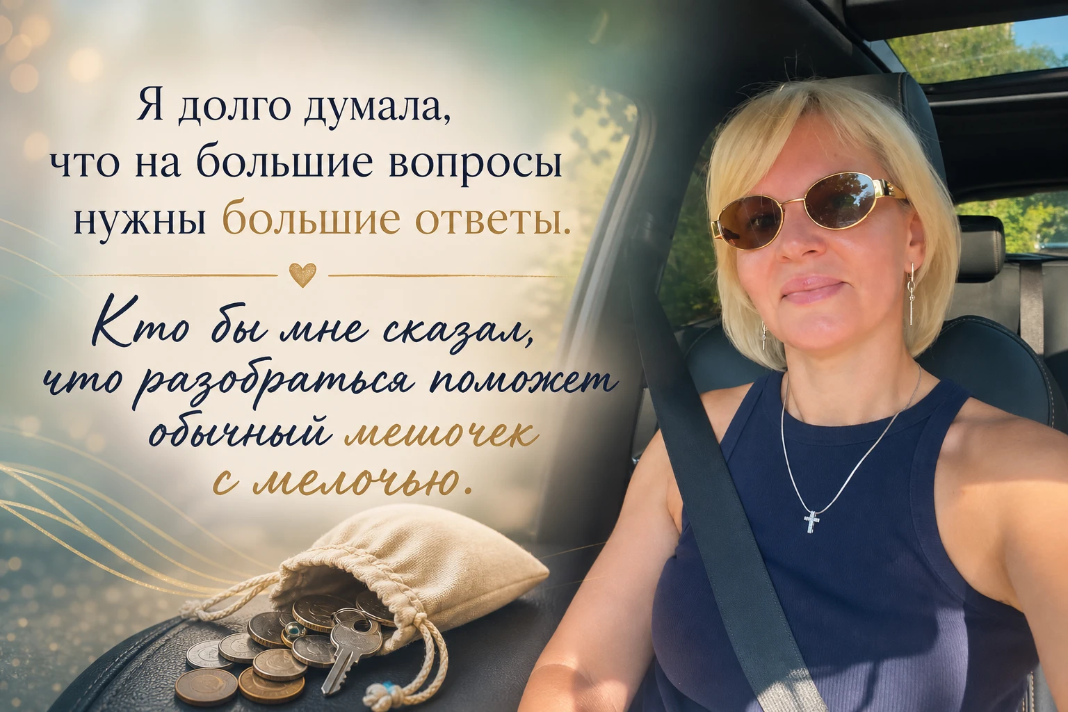 Я долго думала, что на большие вопросы нужны большие ответы. Кто бы мне сказал, что раз...