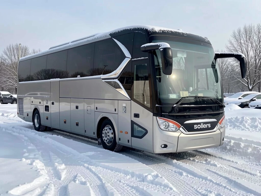 Близится зима, а вместе с ней и поступление новых автобусов Sollers