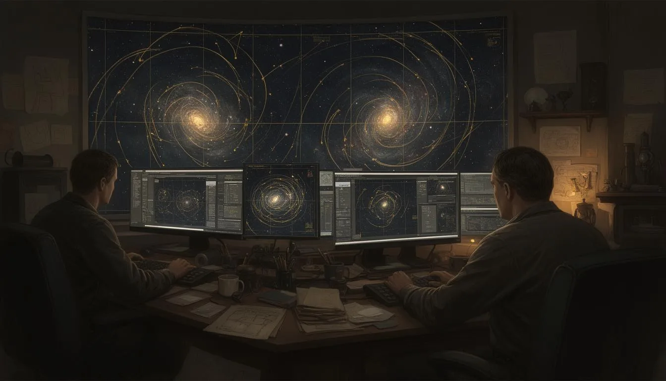 🌌 ГИГАНТСКАЯ 2D-КАРТА ВСЕЛЕННОЙ ВЫВЕЛА НА 70 РЕДКИХ ЛИНЗ