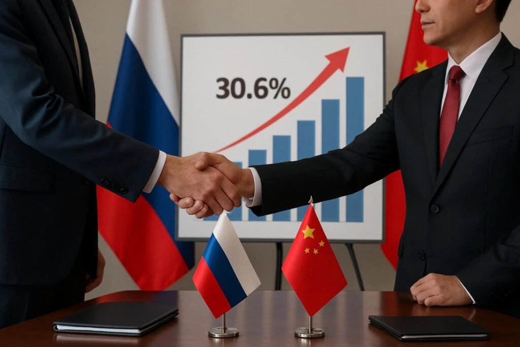 📰 Товарооборот России и Китая вырос в 2026 году на 30,6 процента