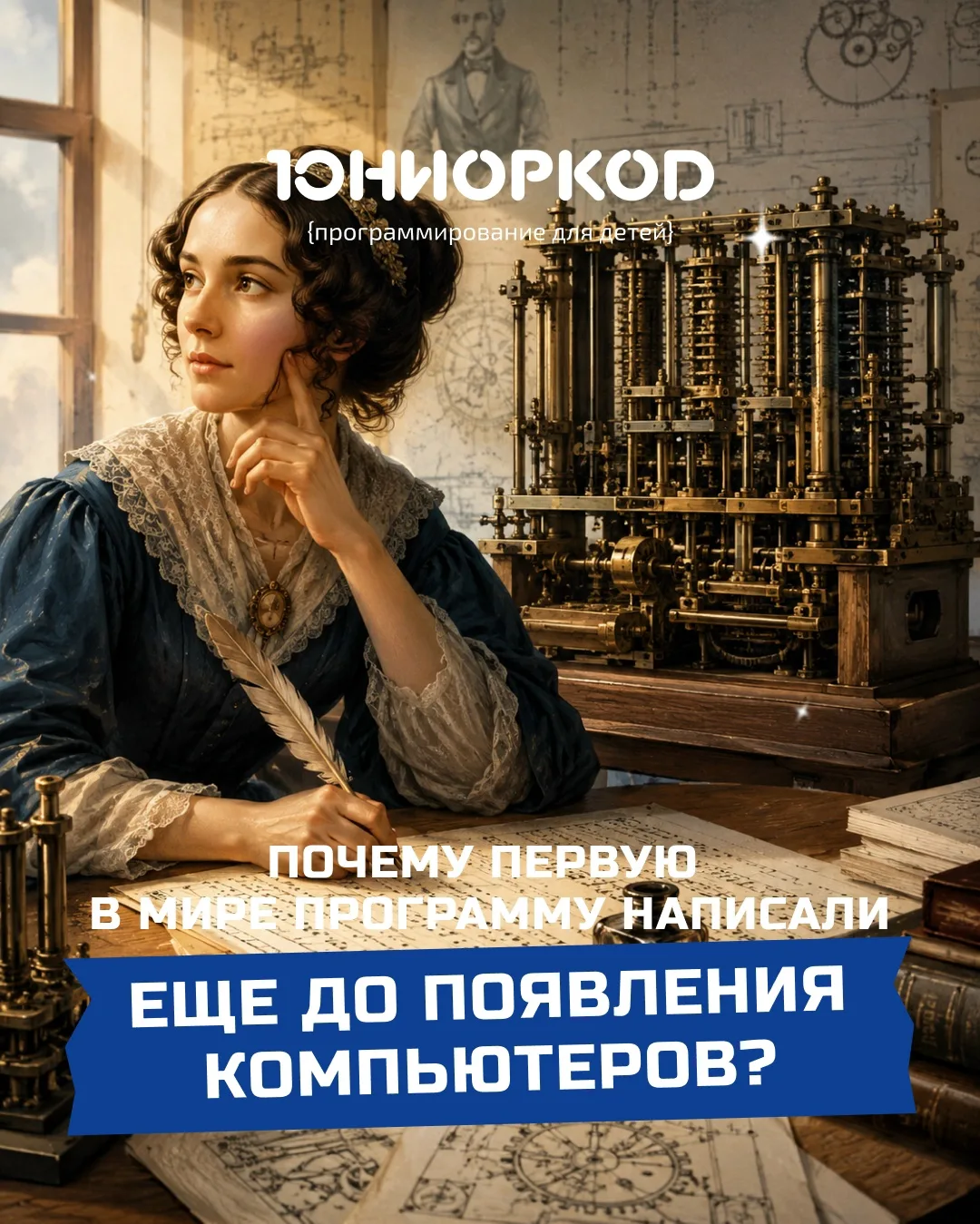 Звучит как парадокс: компьютеров еще не существовало, а первая программа – уже была.