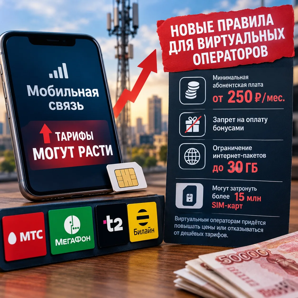 📱 ТАРИФЫ ОТ 250 РУБЛЕЙ И ЛИМИТ 30 ГБ? МОБИЛЬНАЯ СВЯЗЬ В РОССИИ МОЖЕТ ПОДОРОЖАТЬ