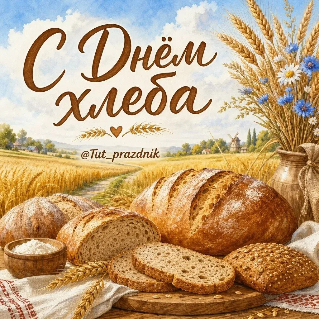 🍞 16 октября — Всемирный день хлеба 🌾