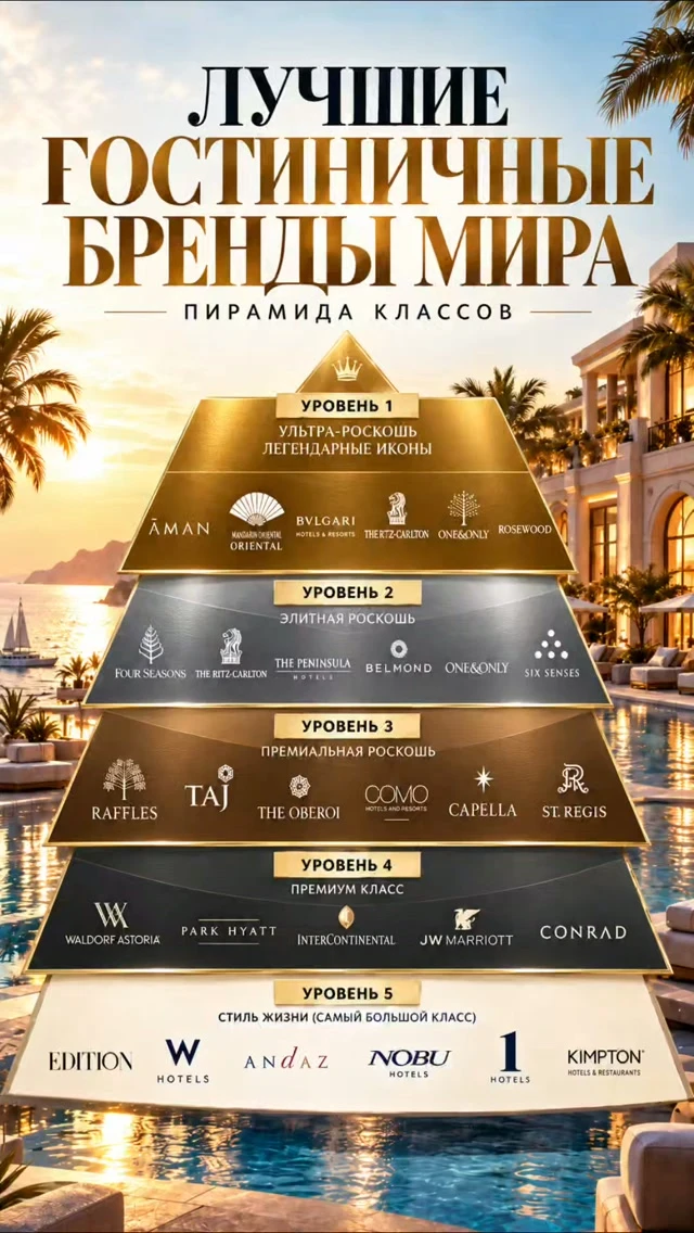 Лучшие гостиничные бренды мира