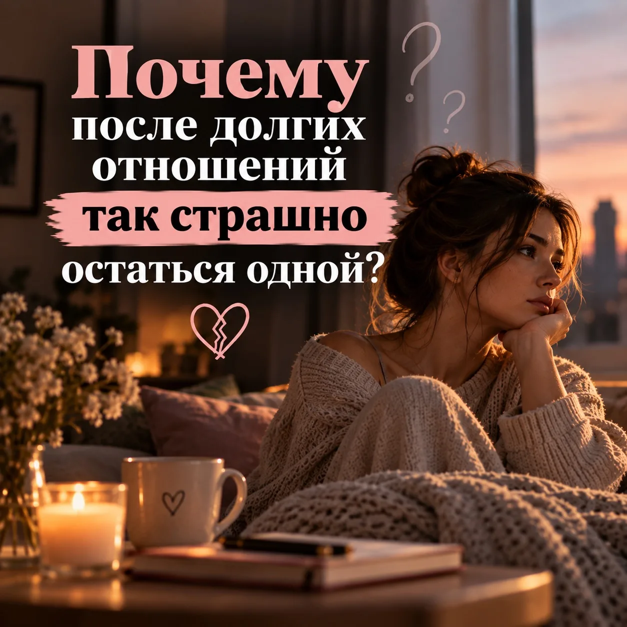 💔 **«Почему после долгих отношений так страшно остаться одной?»**