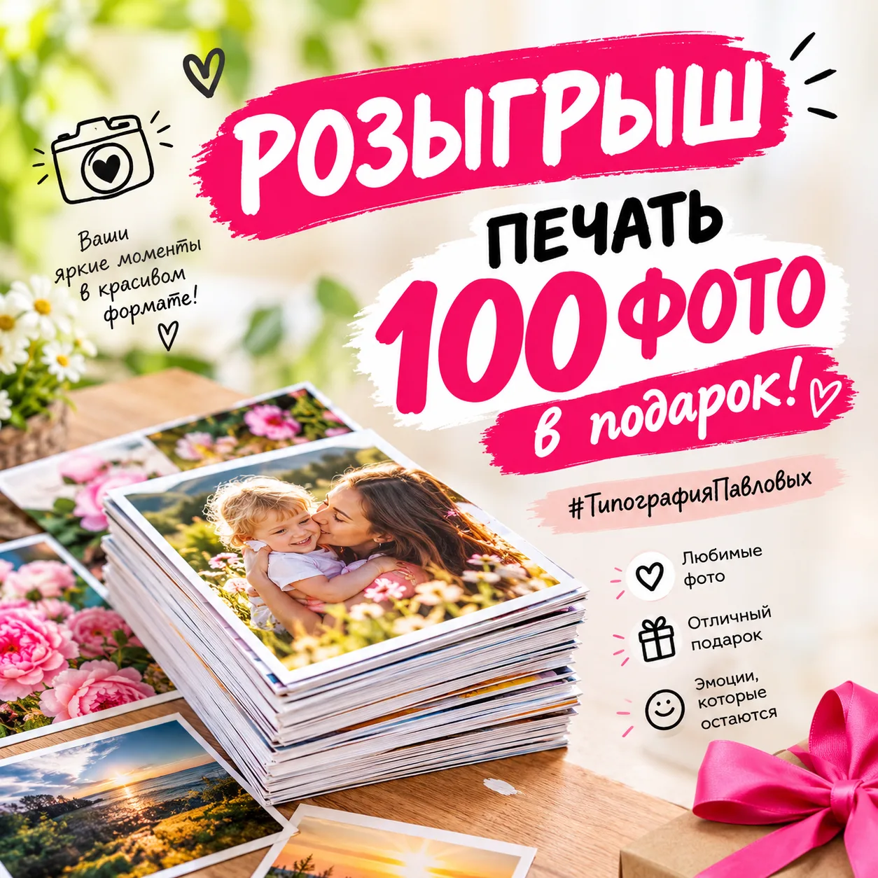 🎁 РОЗЫГРЫШ! 100 ФОТО В ПОДАРОК!📸