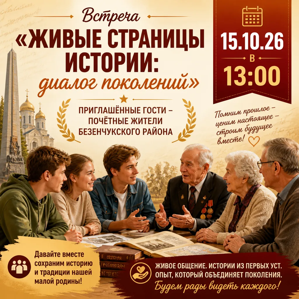 Живые страницы истории: диалог поколений