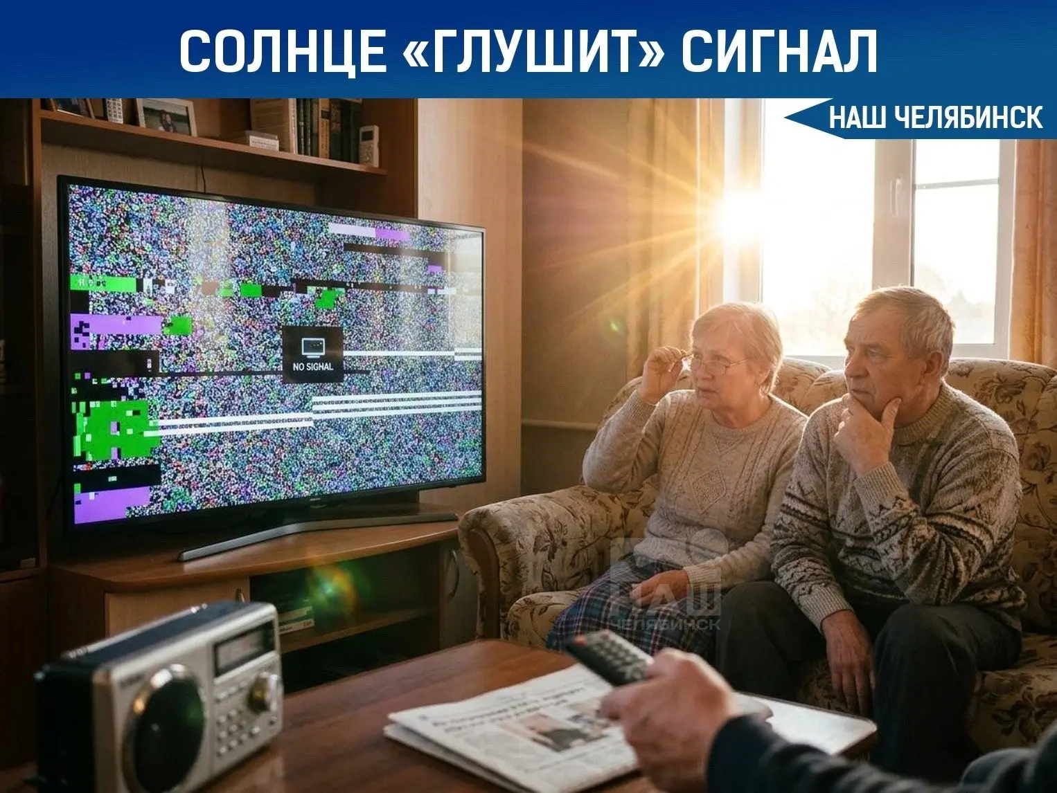 ☀️ Солнце «глушит» телевизоры южноуральцев