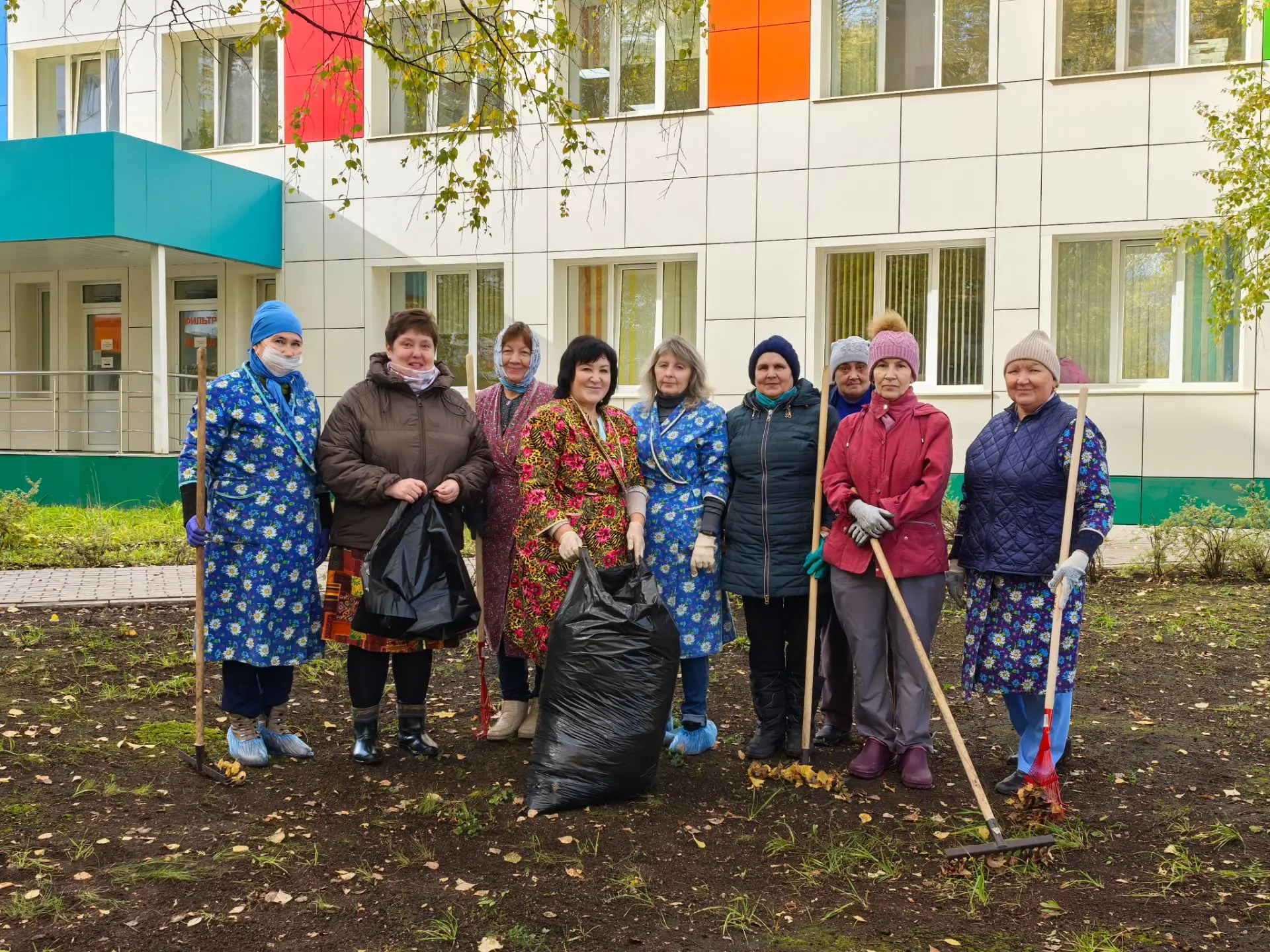 Субботники набирают обороты в НДРБ с ПЦ🍂
