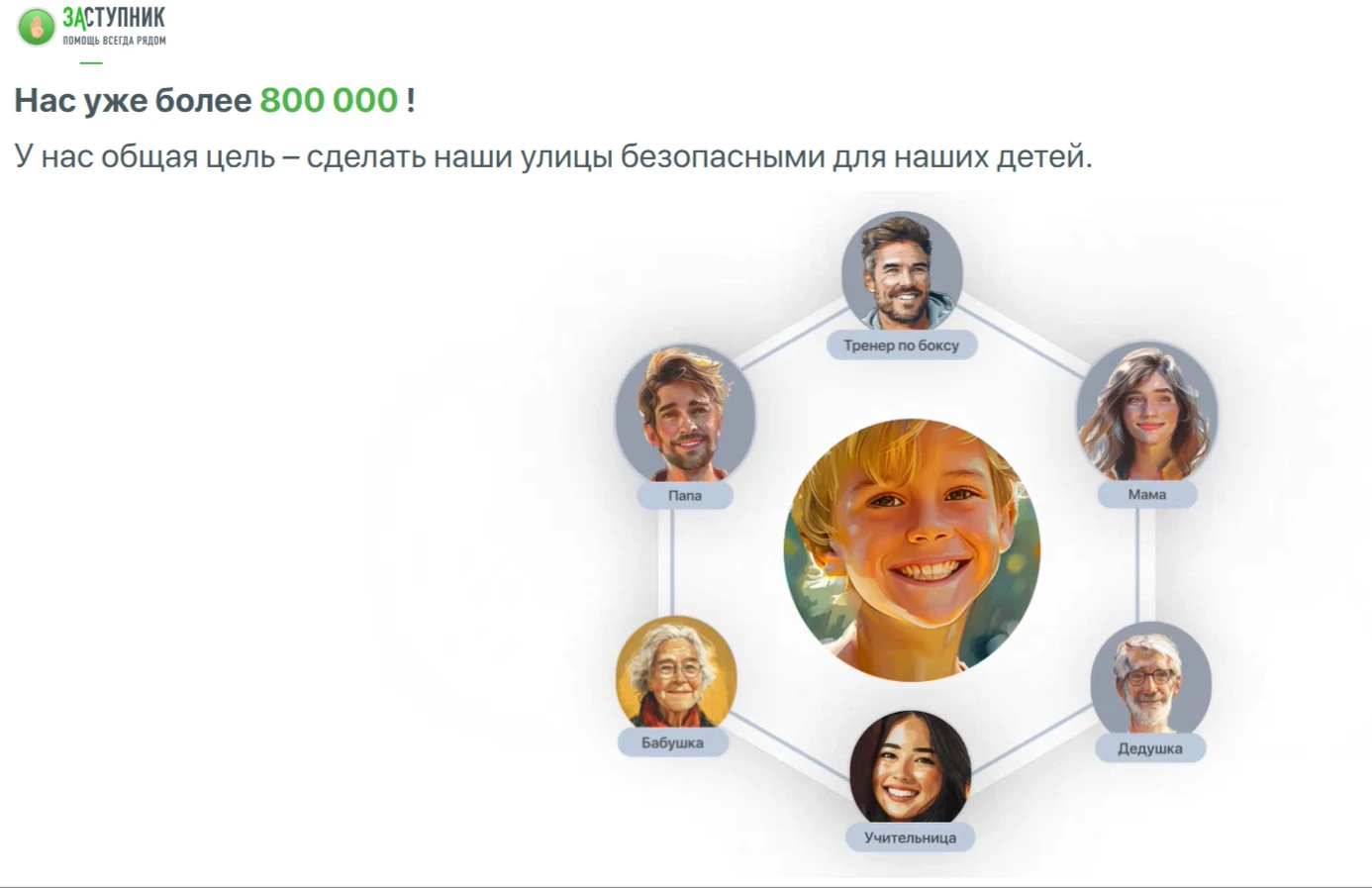 Привет! Мы сообщество «Заступник».