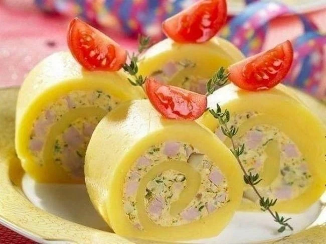 🍛 Сырный рулет