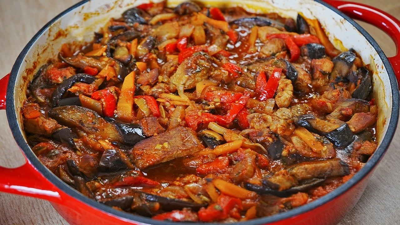 Баклажаны с мясом