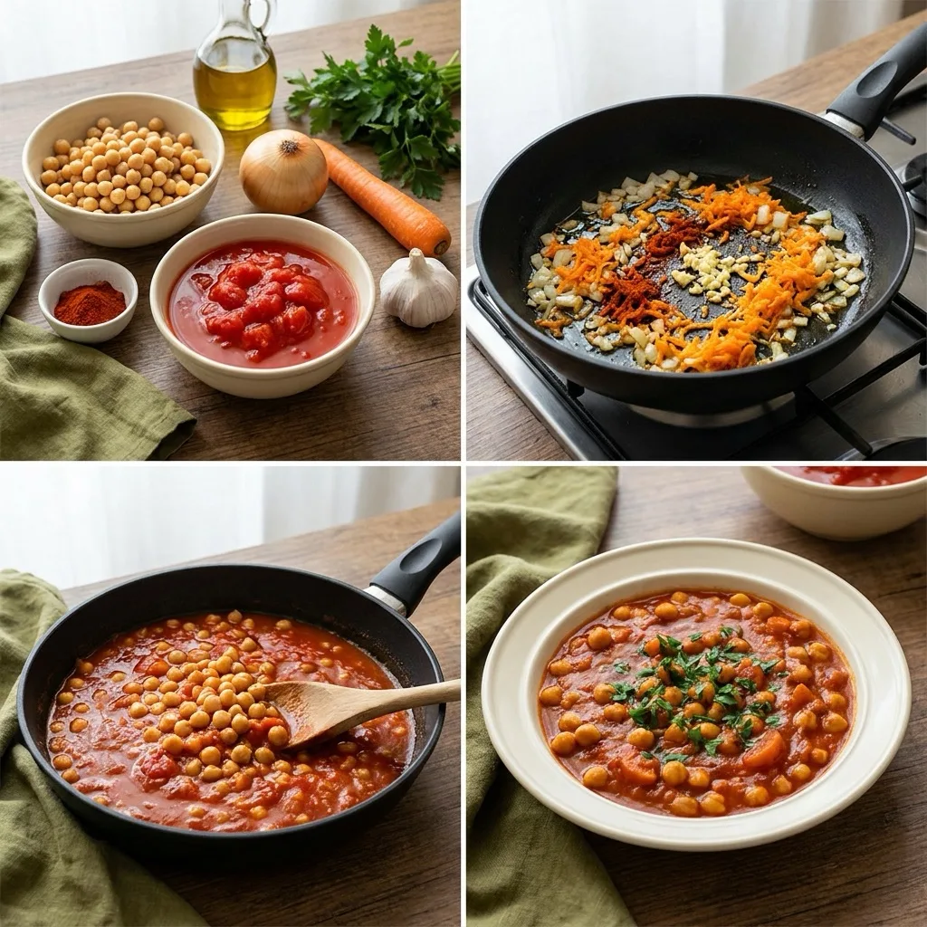 🍅 Нут в томатном соусе — сытно и без мяса