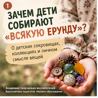 🟡ЗАЧЕМ ДЕТИ СОБИРАЮТ «ВСЯКУЮ ЕРУНДУ»?🟡