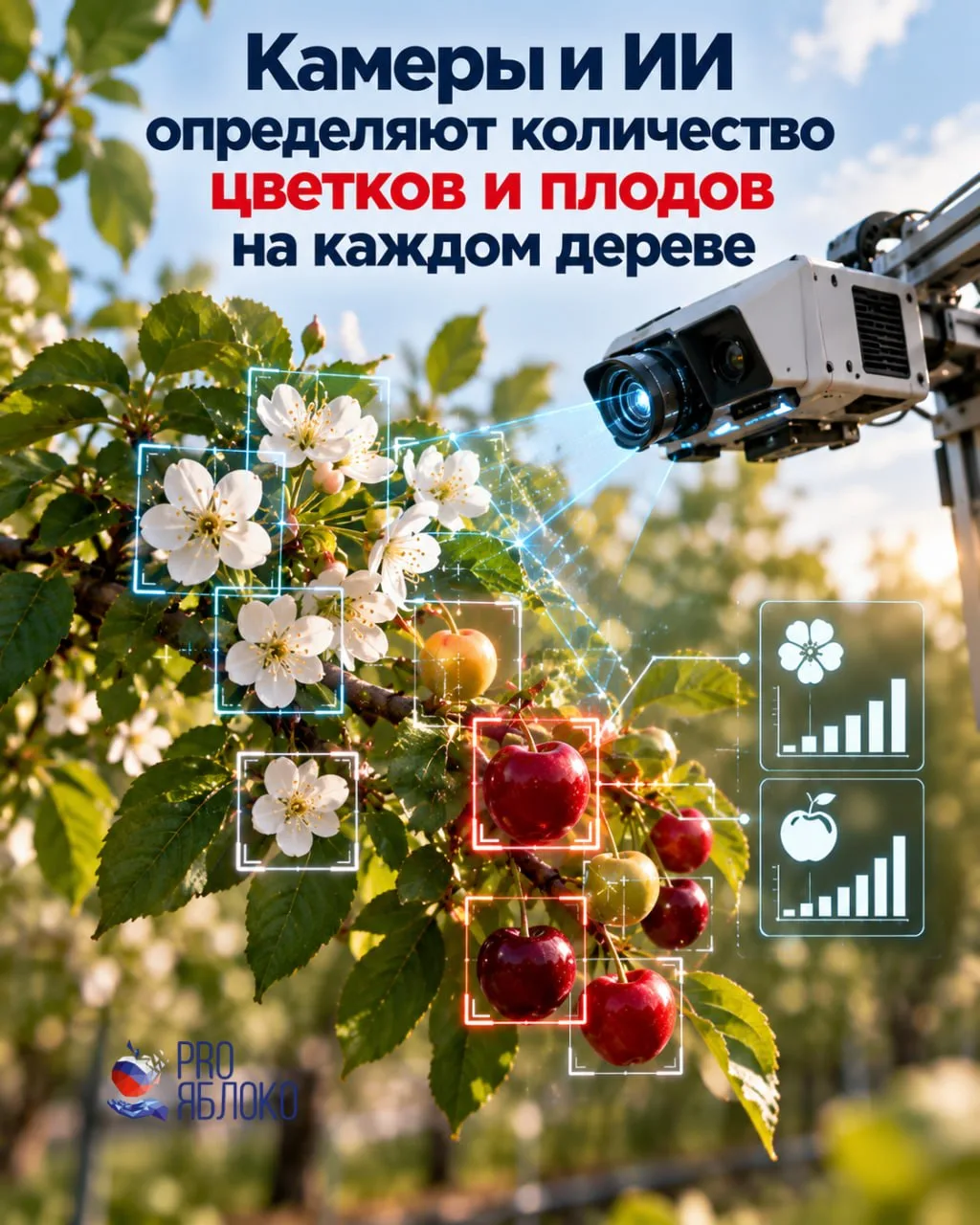 🌳 Сад будущего: ИИ будет управлять каждым деревом отдельно