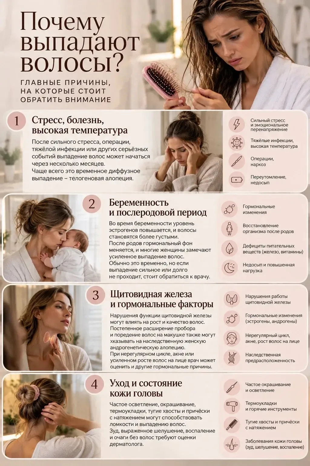 Частая проблема сейчас у многих это ВЫПАДЕНИЕ ВОЛОС