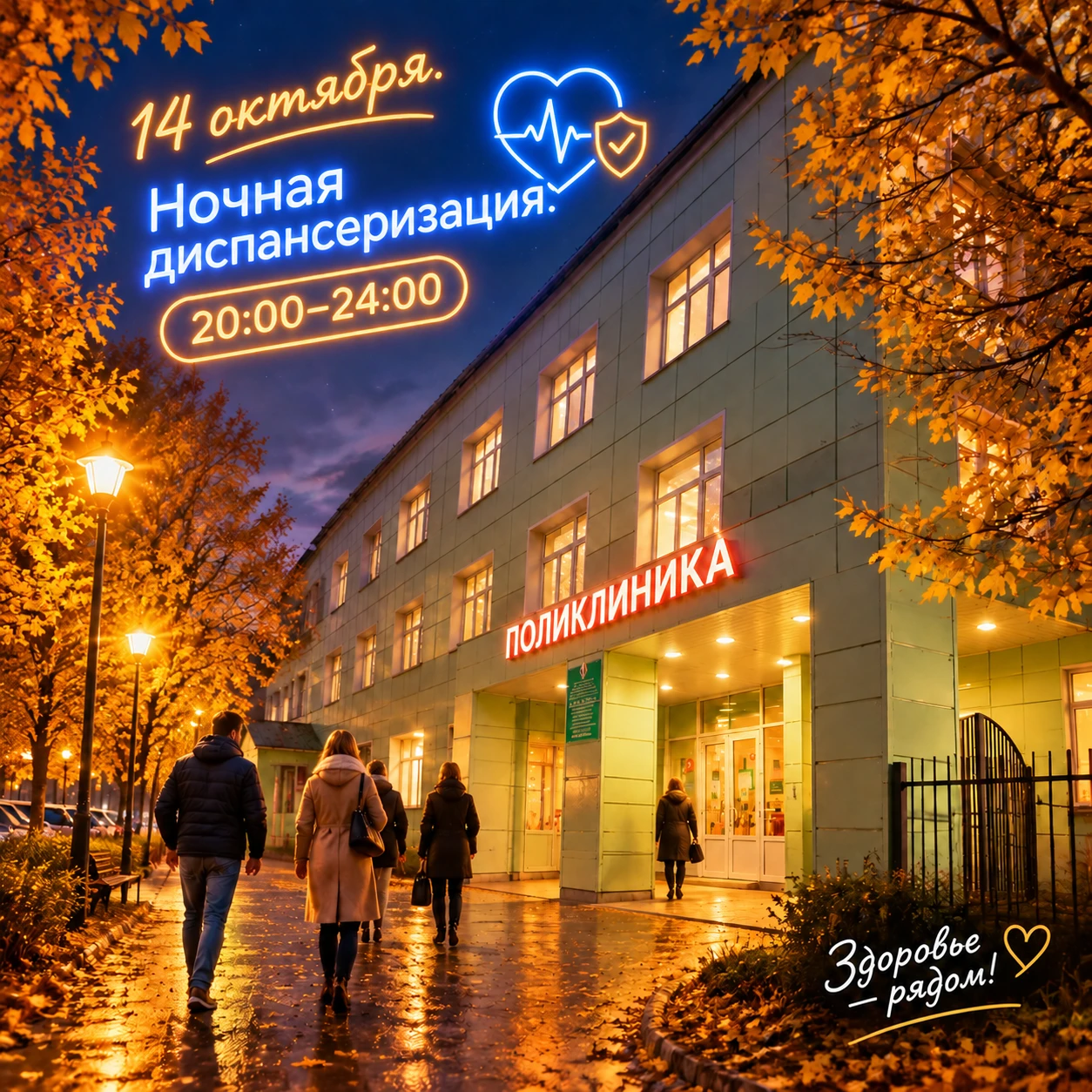 🏥 Уважаемые белоречане! Белорецкая ЦРКБ приглашает вас на «Ночную диспансеризацию»!