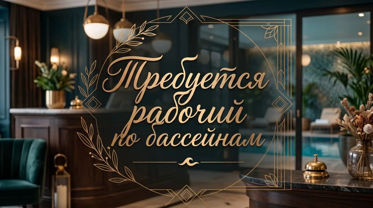 🟡 На постоянную работу на базу отдыха в пос. Мостовском требуется рабочий по бассейнам.