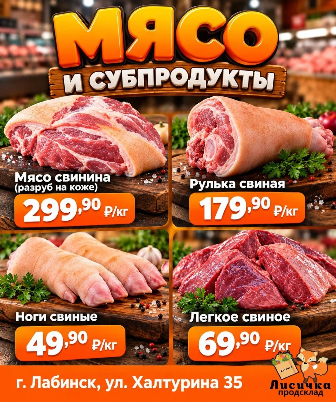 🥩 МЯСО И СУБПРОДУКТЫ ПО ВКУСНЫМ ЦЕНАМ!