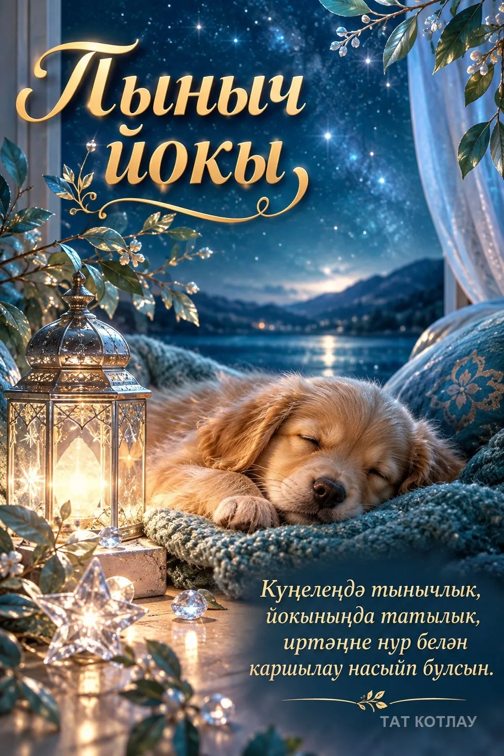 👍 Хәерле Тыныч йокы