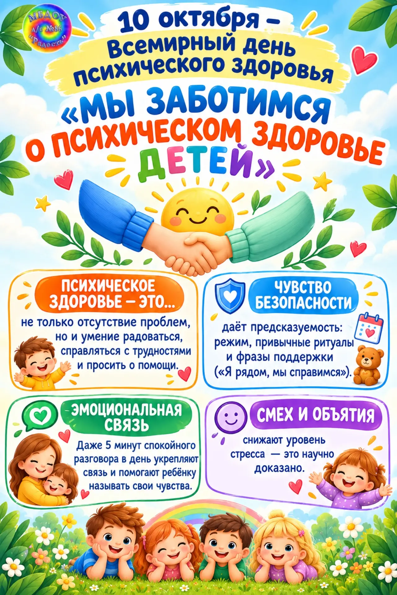 🎉10 ОКТЯБРЯ — ВСЕМИРНЫЙ ДЕНЬ ПСИХИЧЕСКОГО ЗДОРОВЬЯ!🎉