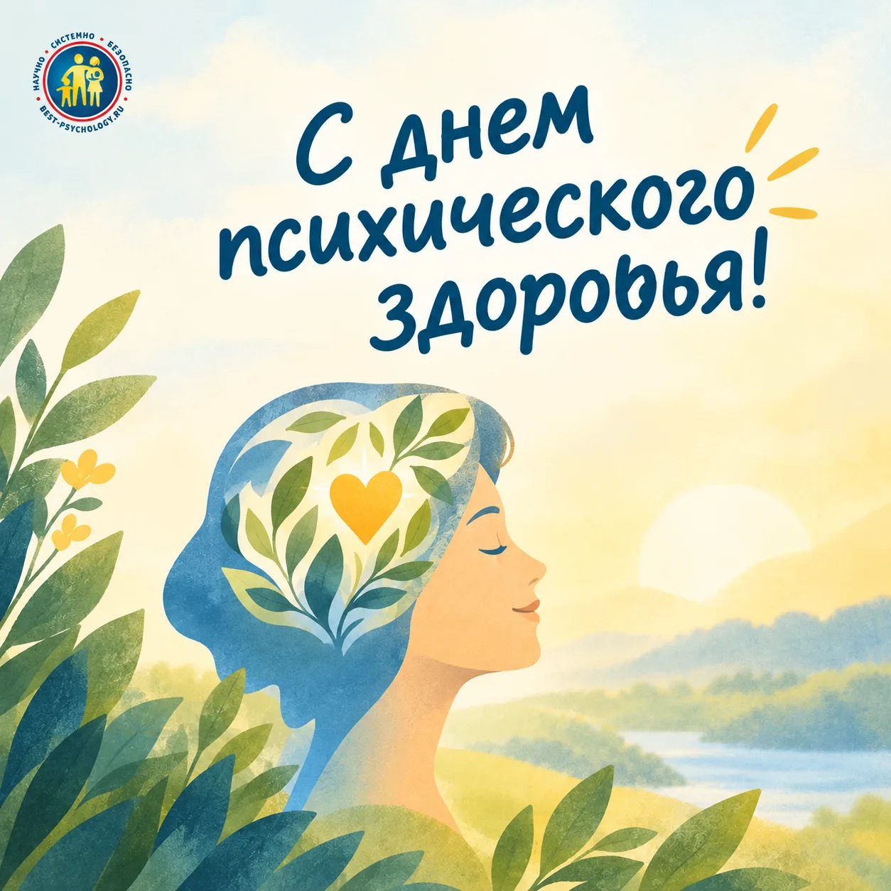 Друзья, сегодня отмечаем важный день - Всемирный день психического здоровья!