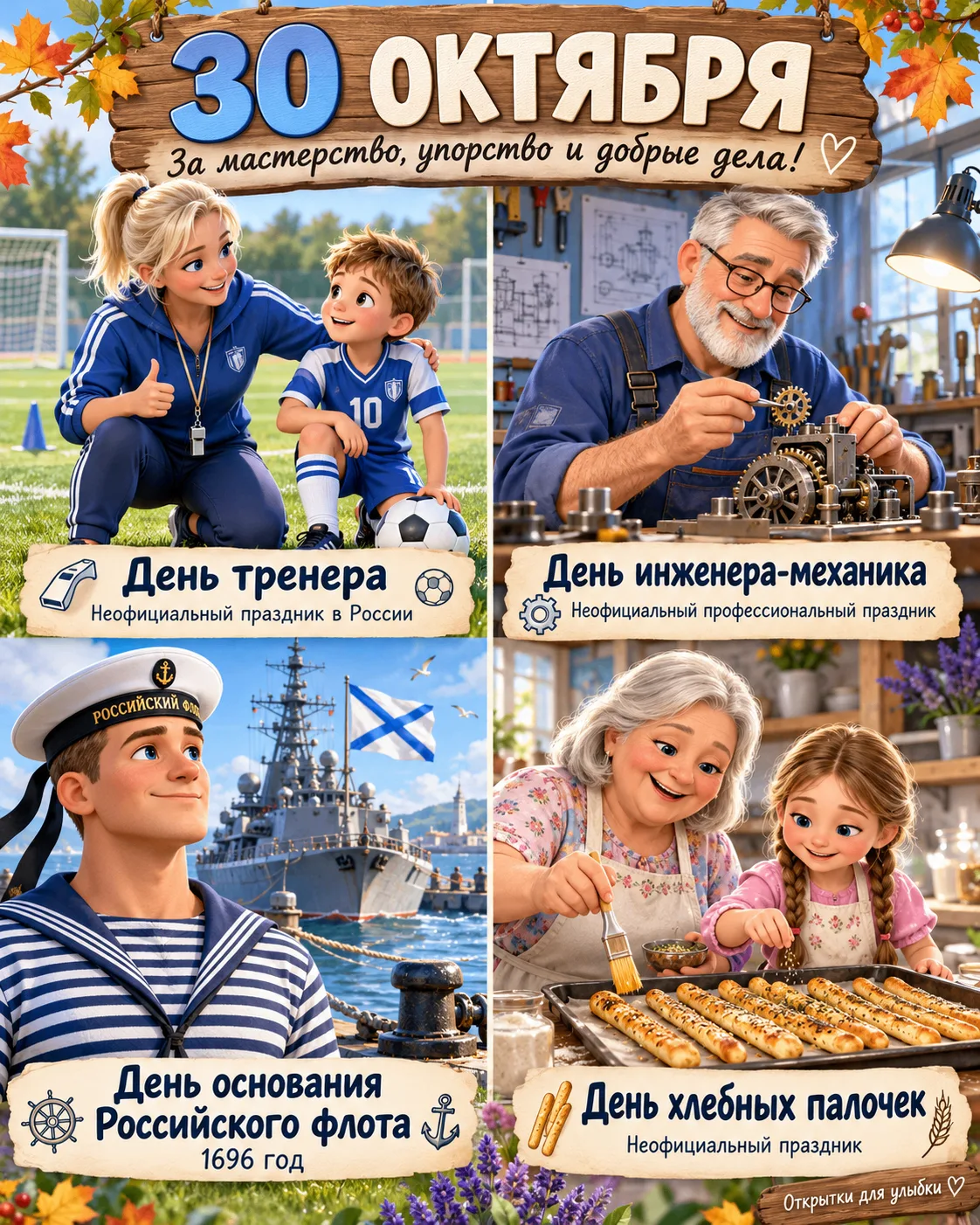 🍁 Пусть этот день принесёт побольше приятных встреч, добрых слов и маленьких поводов д...