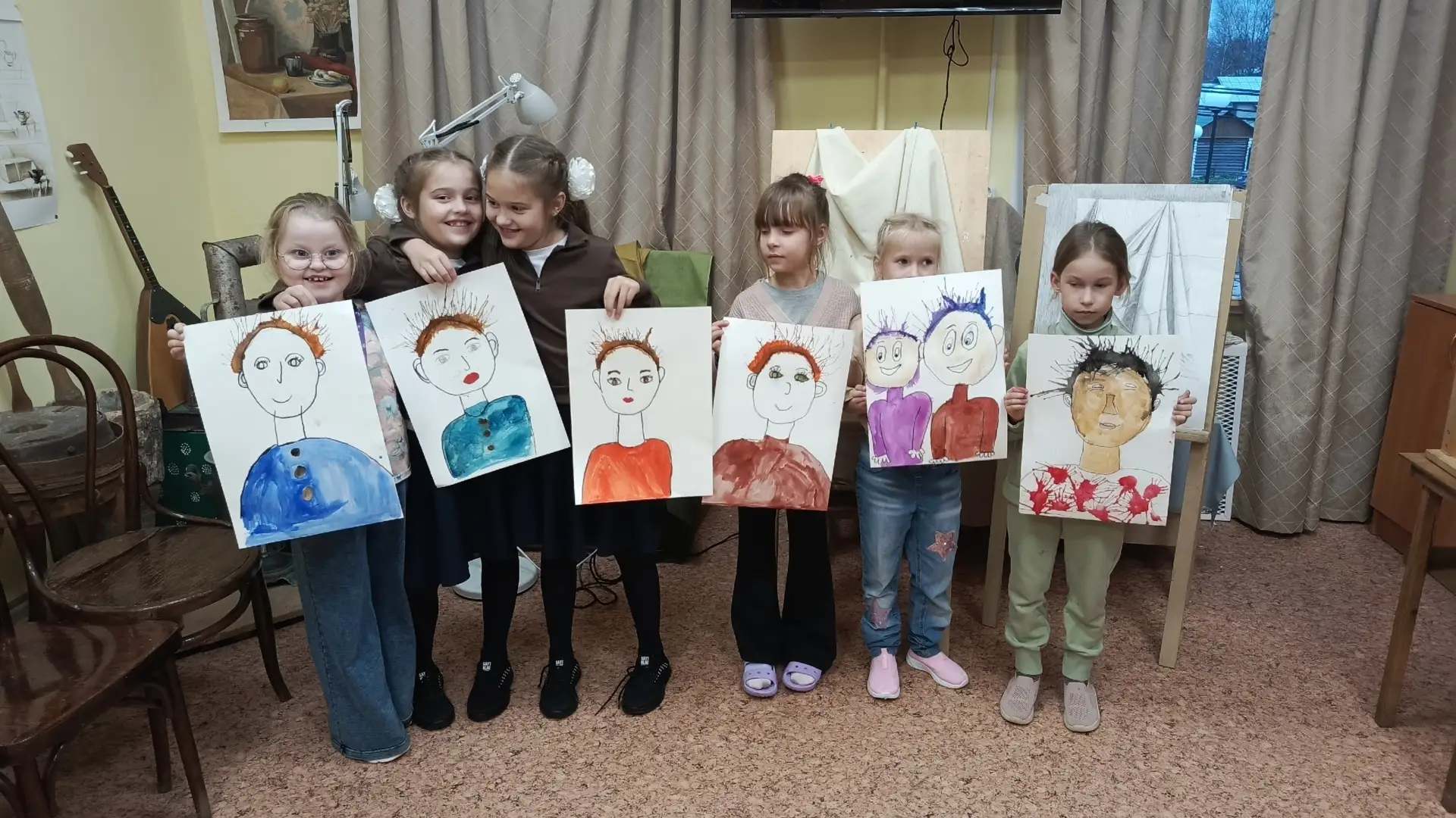 🖌✨Сегодня в подготовительном классе отделения ИЗО, в преддверии Дня отца, прошло особе...