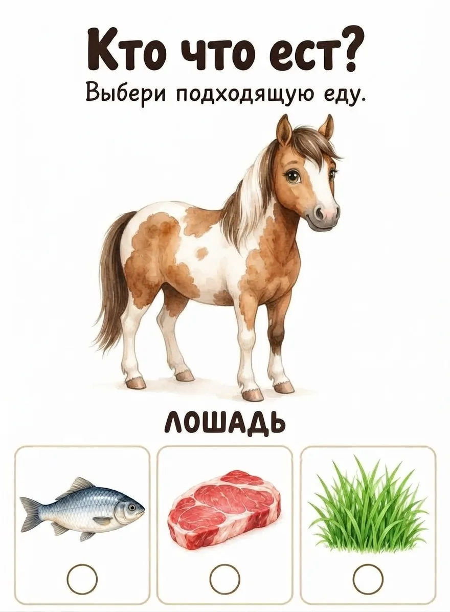Кто что ест? #малышам