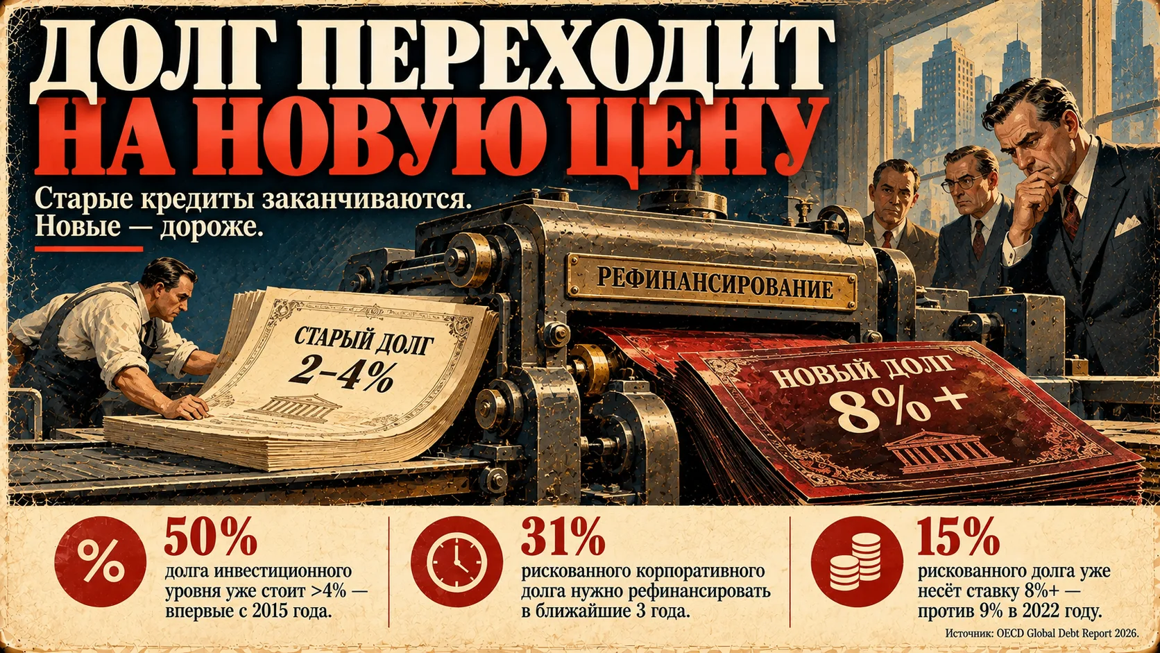 Корпоративный долг становится ловушкой