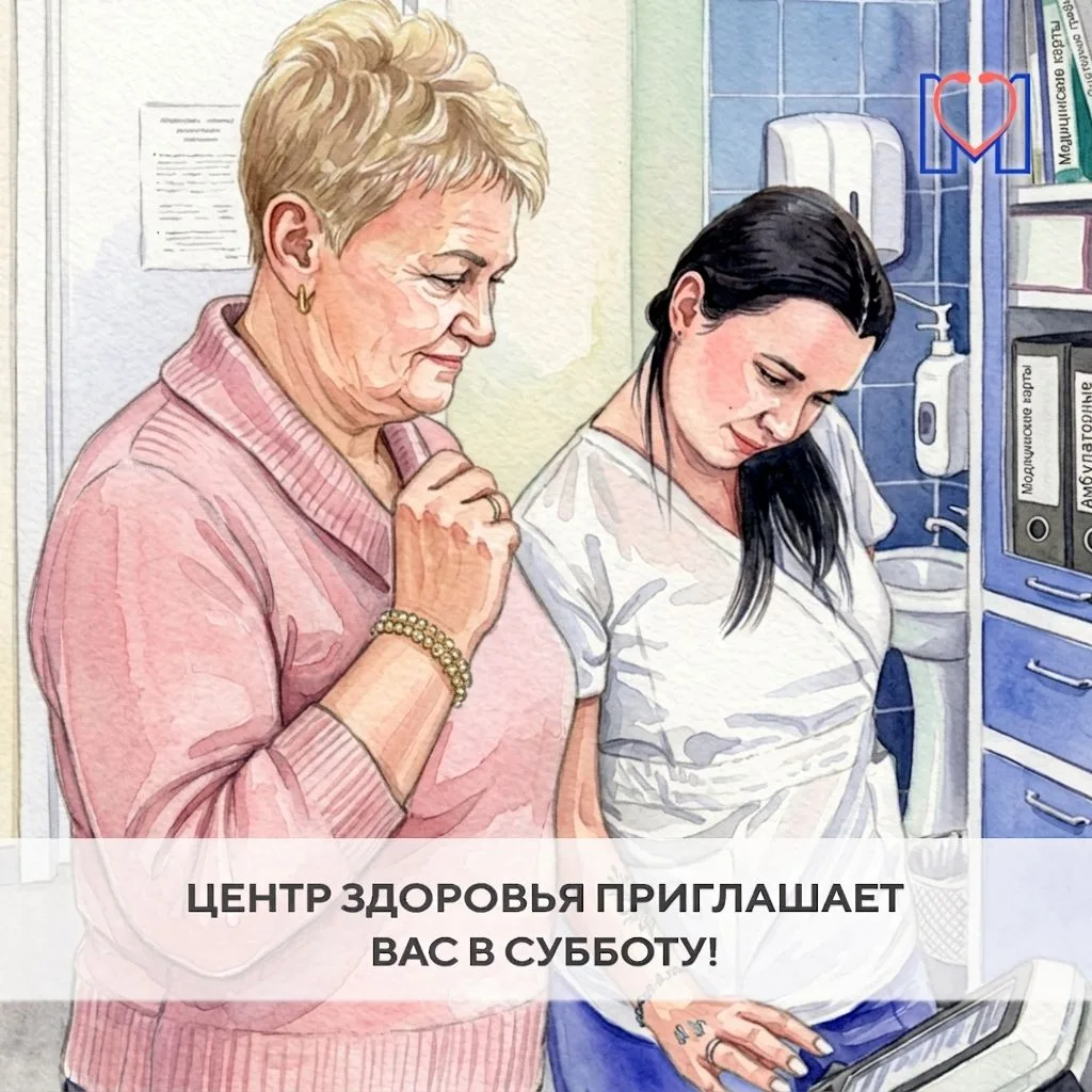 Посвятите выходной своему здоровью. Биоимпеданс и диспансеризация в субботу, 10 октября!