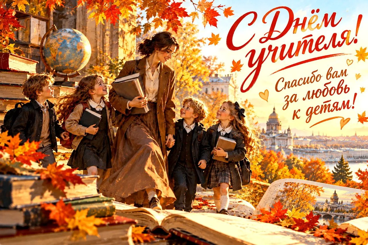 С Днём учителя, дорогие педагоги!