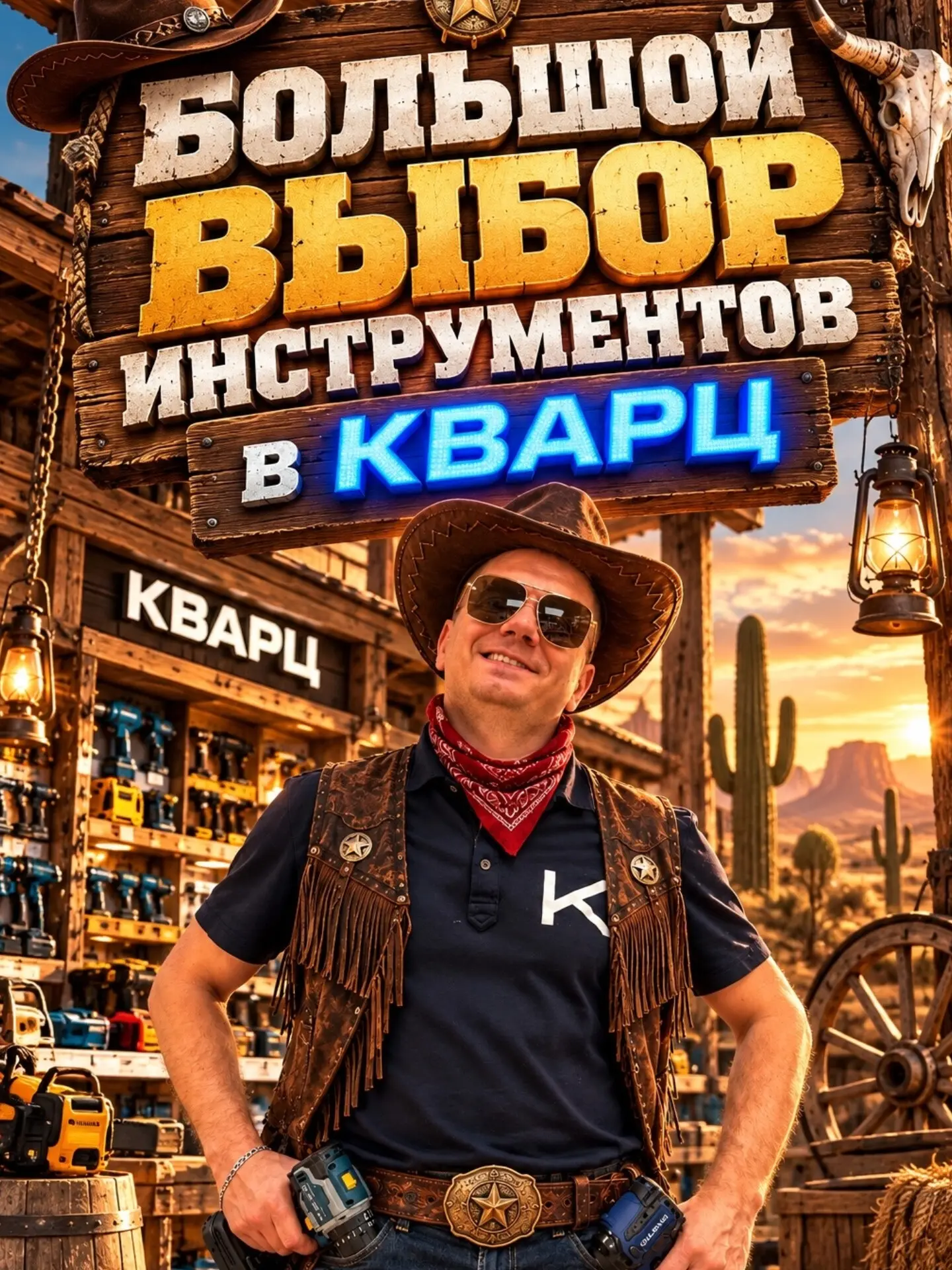 У меня отличная новость! В магазине «Кварц» появилось ооочень много крутых инструментов...