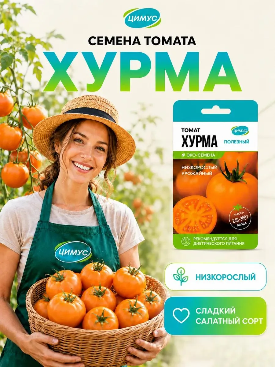 🔥 Семена томата Хурма 1 упаковка