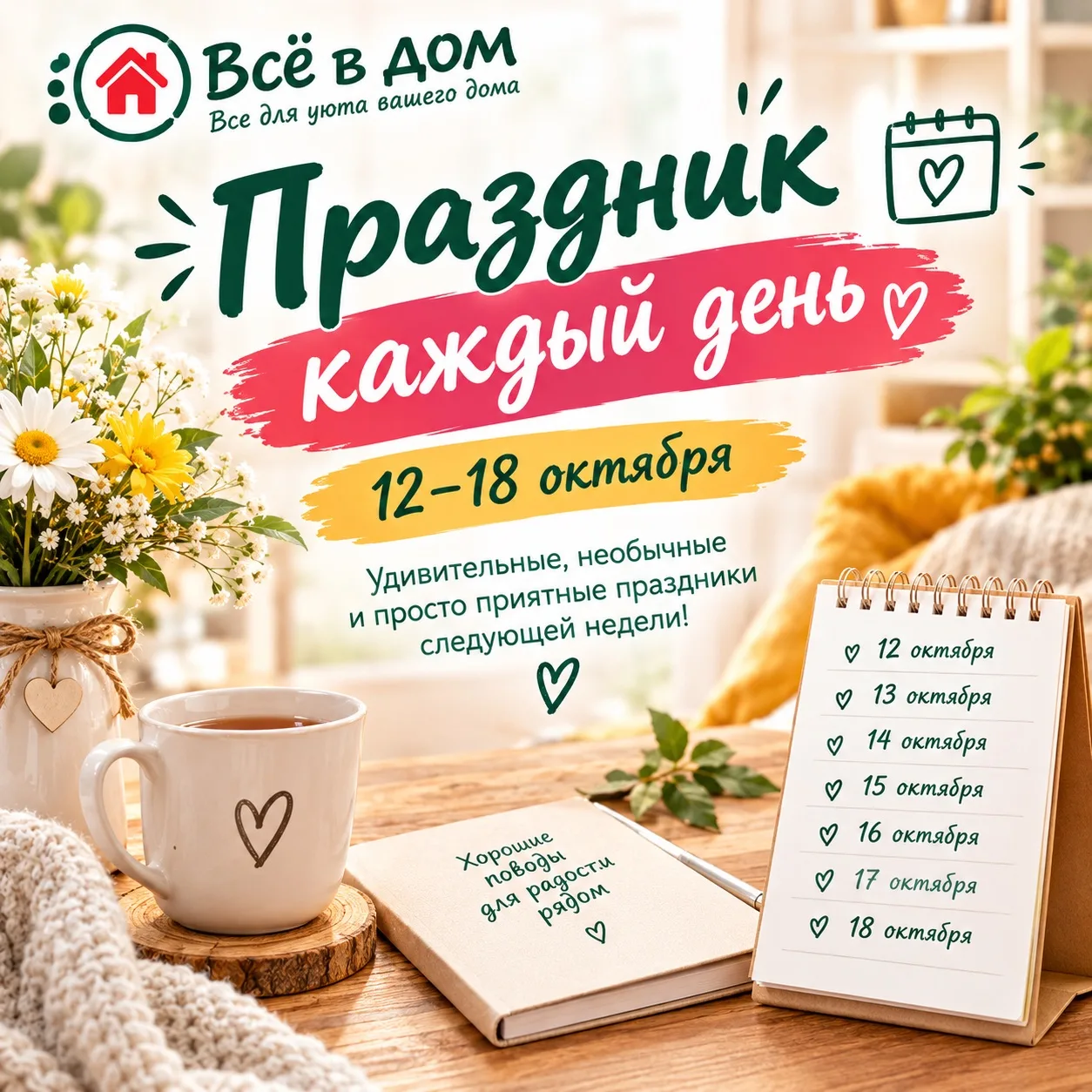 🎉 ПРАЗДНИК КАЖДЫЙ ДЕНЬ