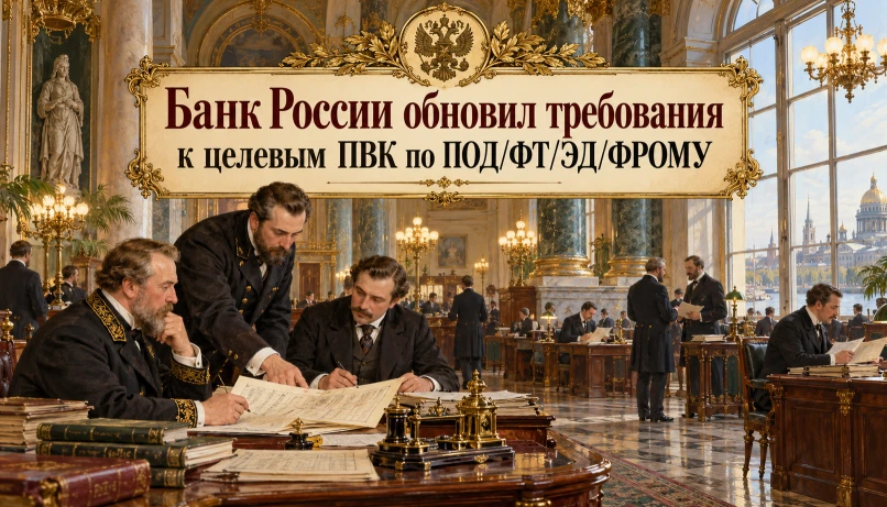🏦 Банк России обновил требования к целевым ПВК по ПОД/ФТ/ЭД/ФРОМУ