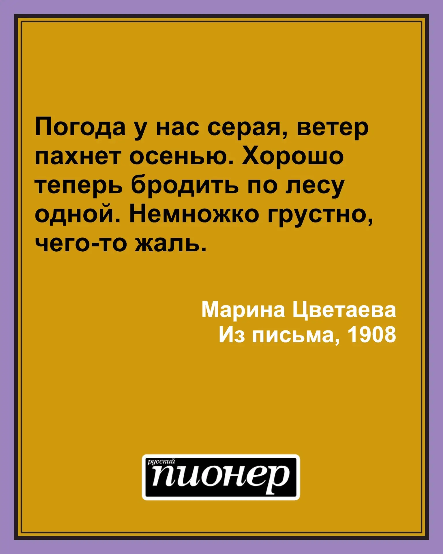 Цитата дня от Марины Цветаевой #цитатадня