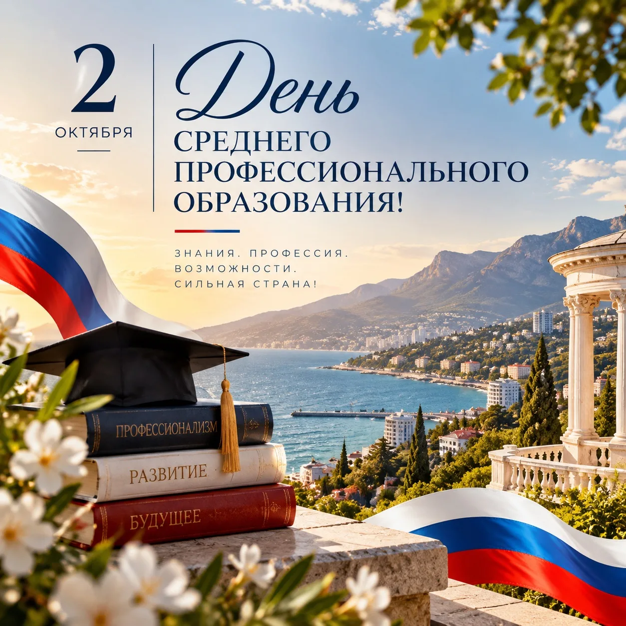 👨‍🎓👩‍🎓2 октября - День среднего профессионального образования.