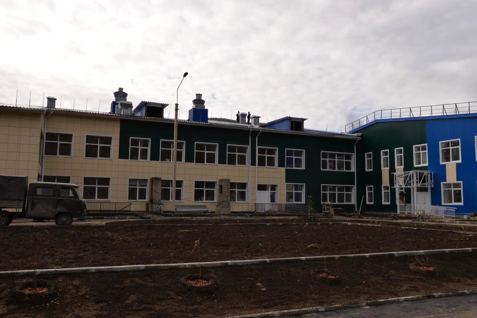 На завершающий этап вышло строительство школы в поселке Мамакан Бодайбинского района