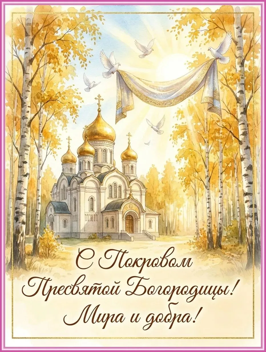 14 октября- Покров Пресвятой Богородицы