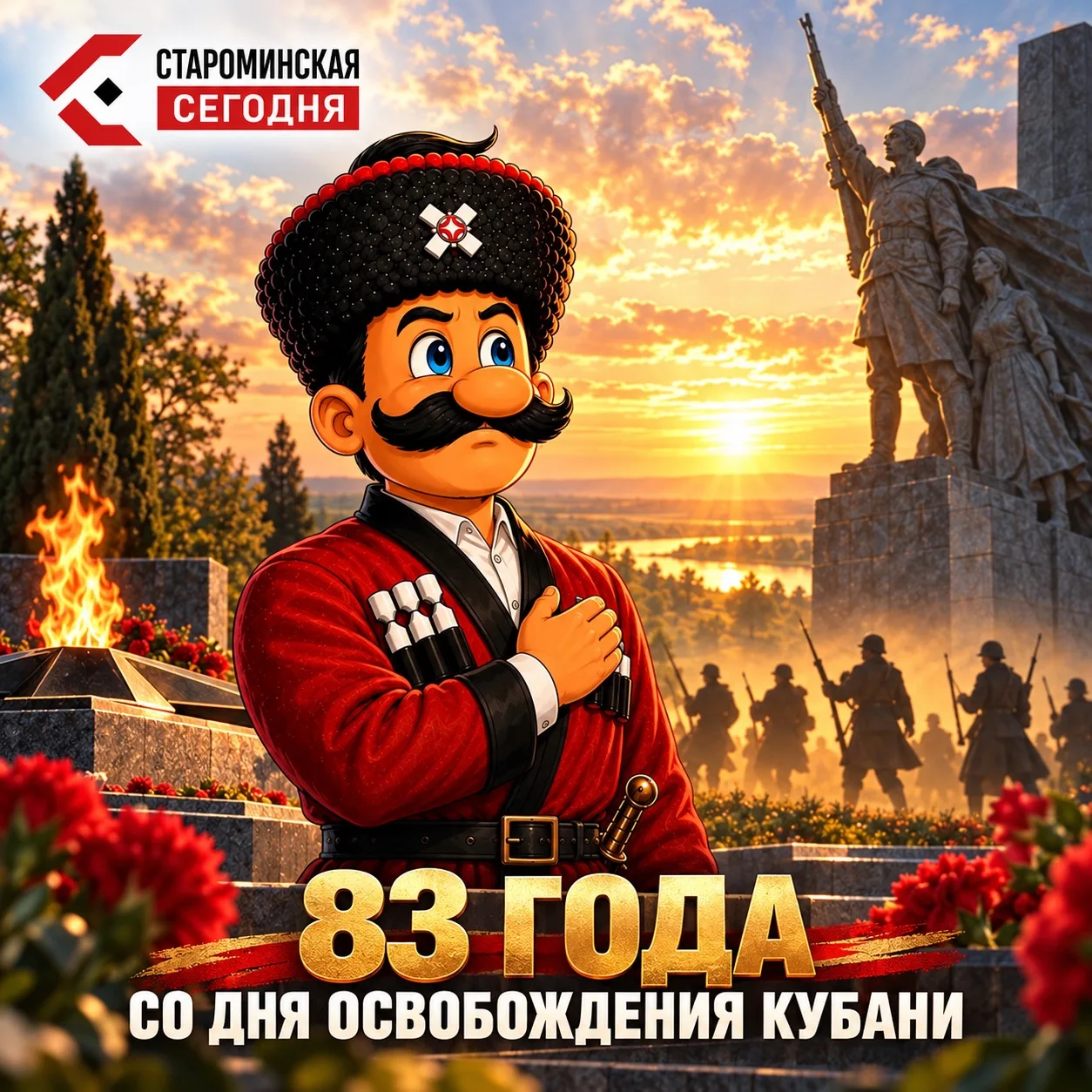 🕯 83 года со дня освобождения Кубани