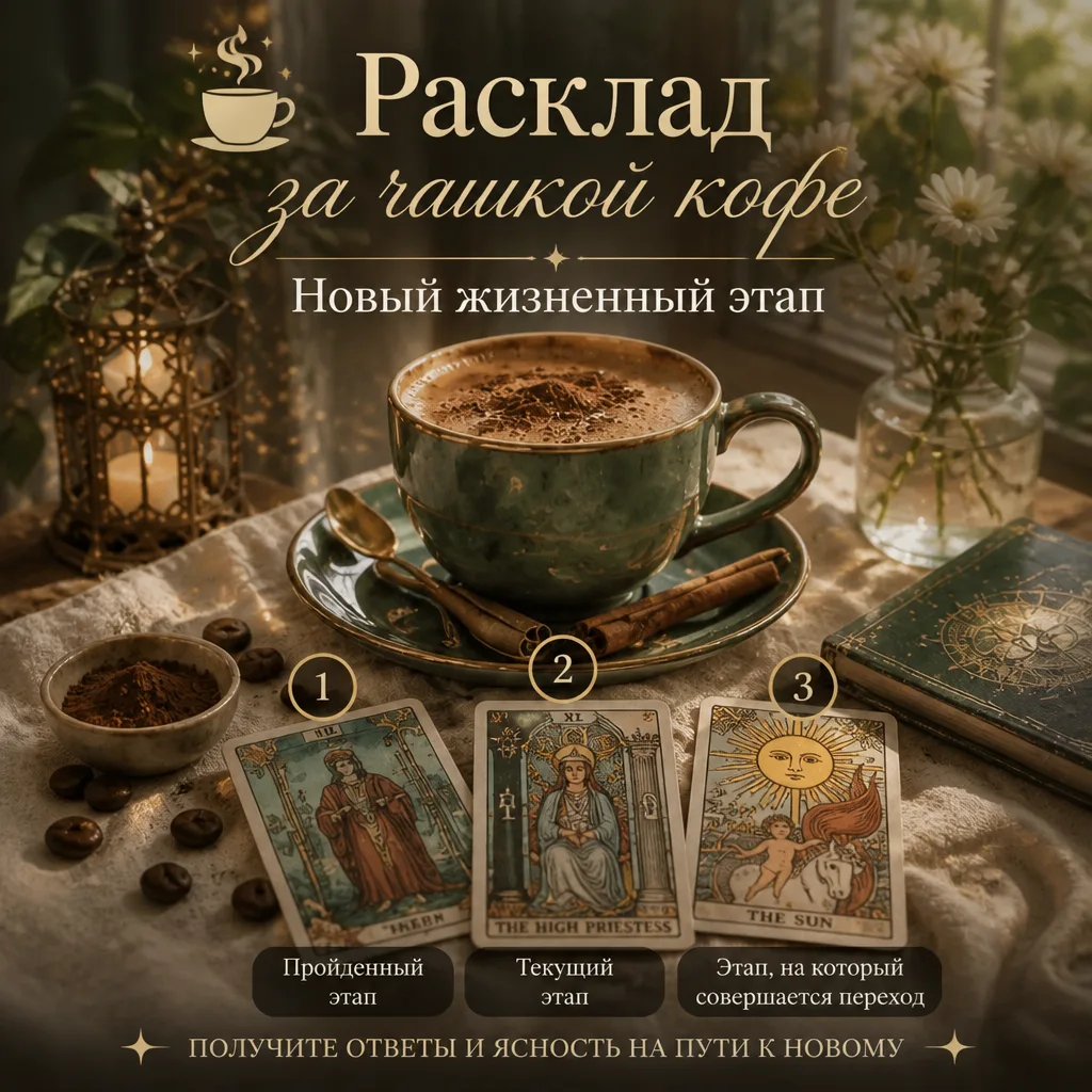 Расклад за чашкой кофе. Новый жизненный этап