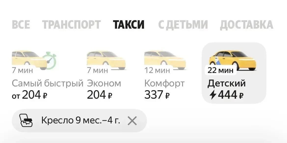 ⚡️В России предлагают отменить наценки на такси для пассажиров с детьми: поездки с детс...