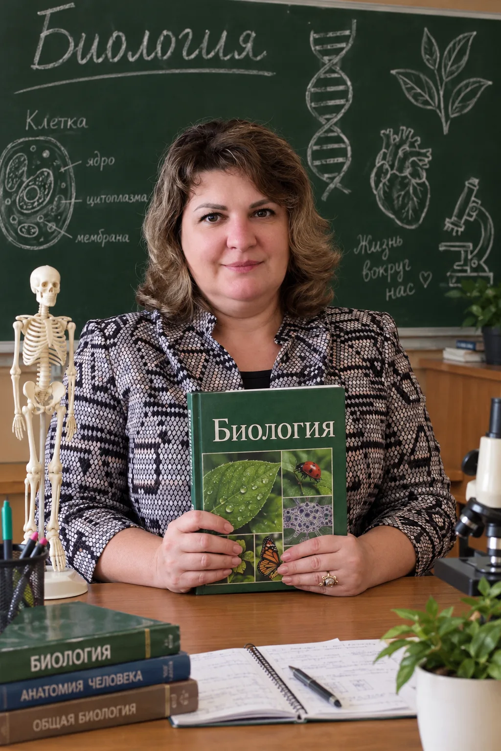 Сегодня поздравляем с Днём рождения учителя биологии — Бондарь Наталию Алексеевну!